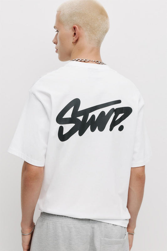 P&B - Oversized STWD White T-Shirt