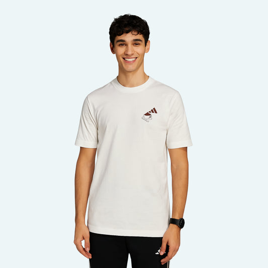 ADDS - Coffee Logo Graphic White T-Shirt (SS26)