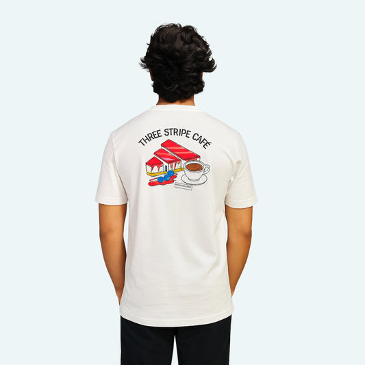 ADDS - Coffee Logo Graphic White T-Shirt (SS26)