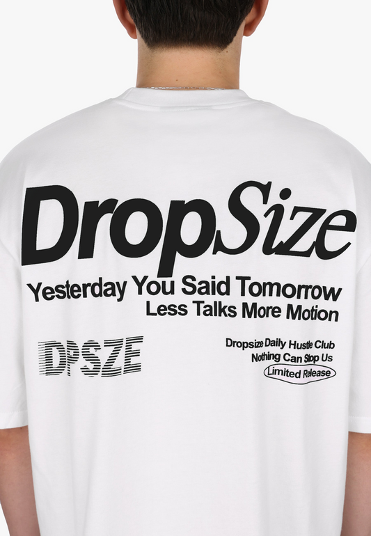 DRPSZE - Oversized Limited Release White T-Shirt