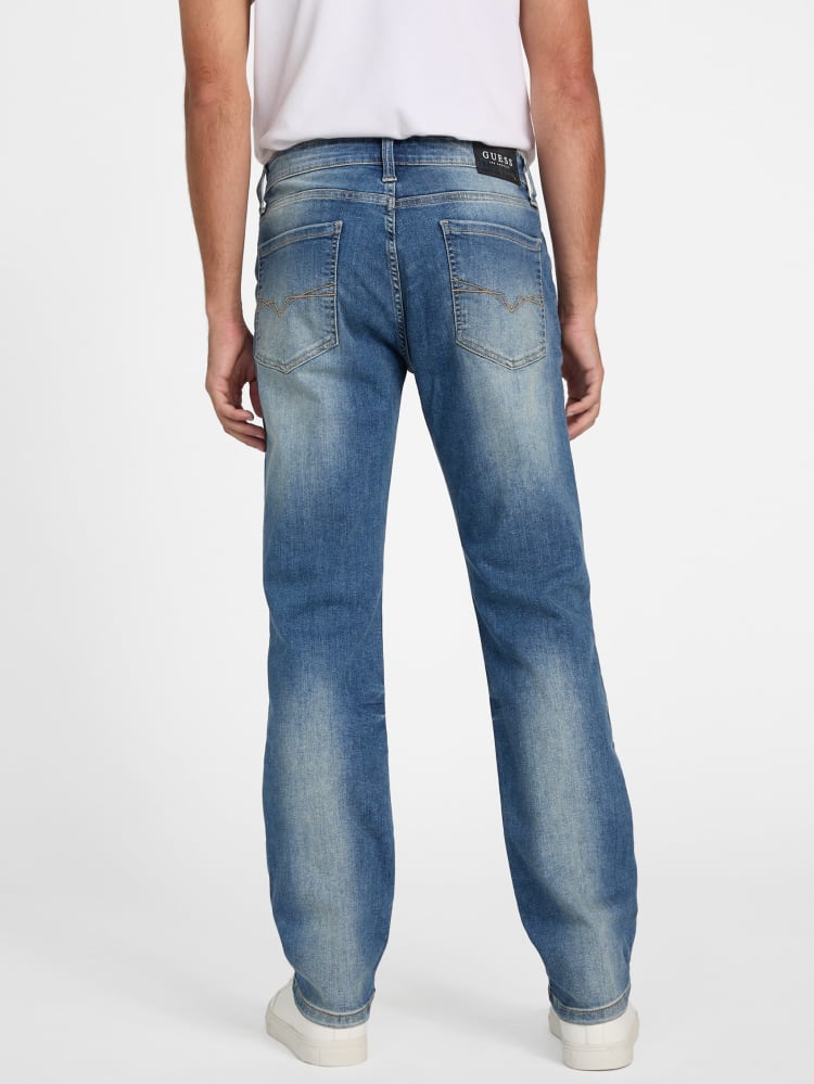 GSS - Slim Straight Fit Mid Wash Jeans