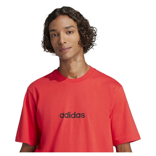 ADDS - Essentials Linear Centre Logo Ruby Red T-Shirt