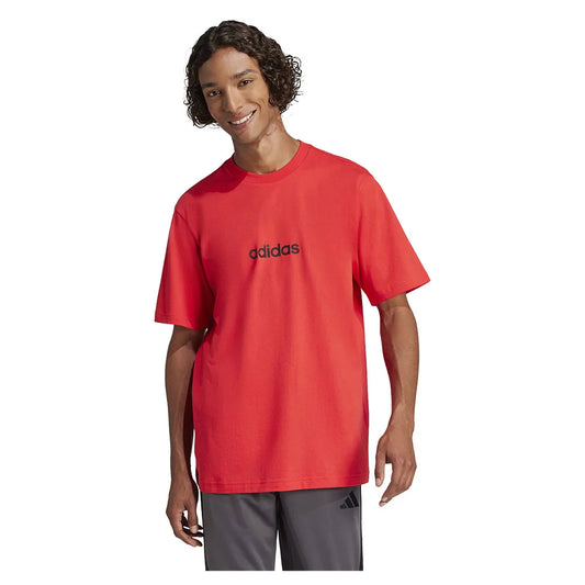 ADDS - Essentials Linear Centre Logo Ruby Red T-Shirt