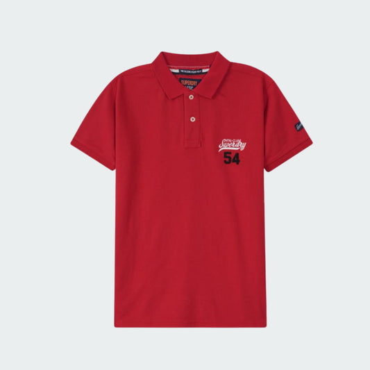 SUPERDRY - Classic Red Polo Shirt