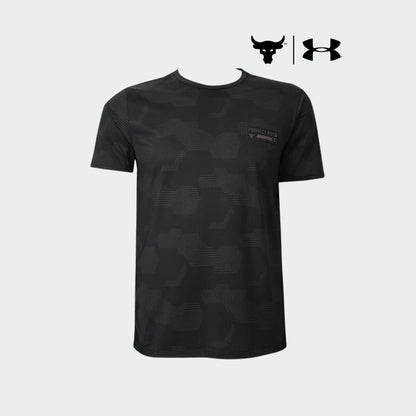 UA - Project Rock Series Dri-Fit Black T-Shirt (IMPORTED)