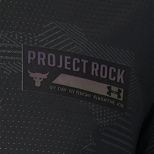 UA - Project Rock Series Dri-Fit Black T-Shirt (IMPORTED)
