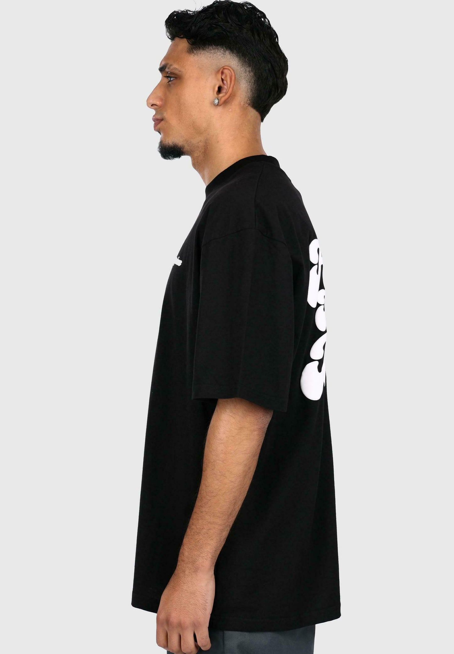 DRPSZE - Oversized Hustle Hard Black T-Shirt