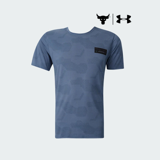 UA - Project Rock Series Dri-Fit Blue T-Shirt (IMPORTED)