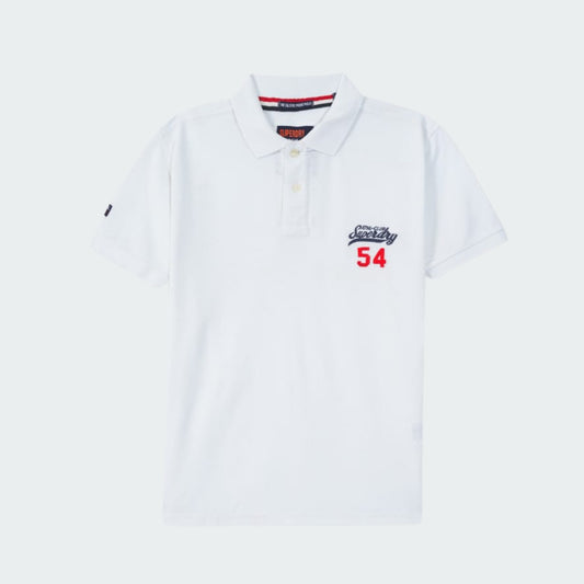 SUPERDRY - Classic White Polo Shirt
