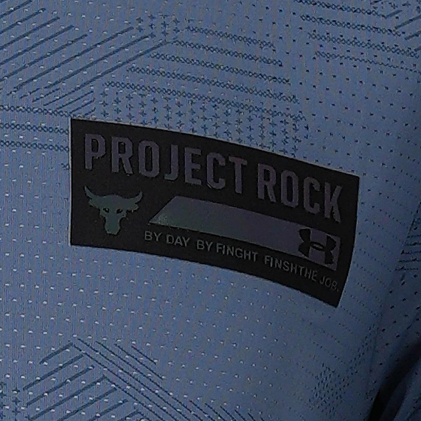 UA - Project Rock Series Dri-Fit Blue T-Shirt (IMPORTED)