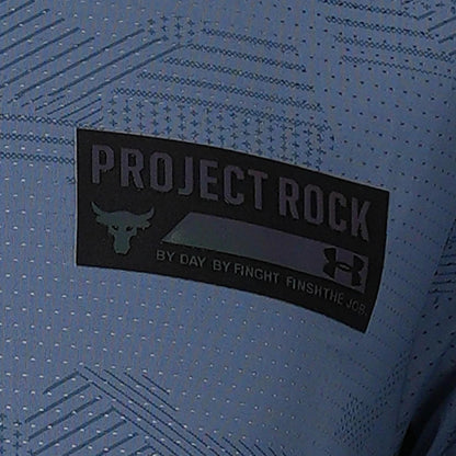 UA - Project Rock Series Dri-Fit Blue T-Shirt (IMPORTED)