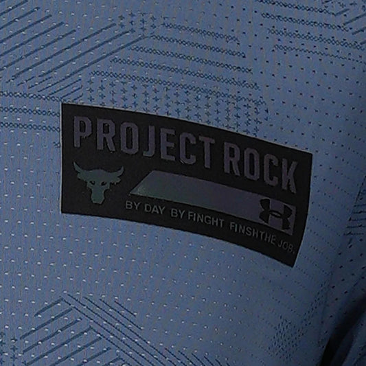 UA - Project Rock Series Dri-Fit Blue T-Shirt (IMPORTED)