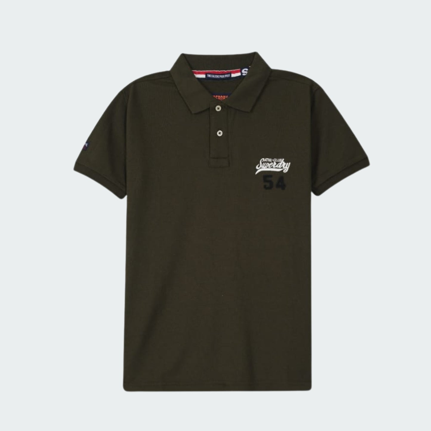 SUPERDRY - Classic Olive Green Polo Shirt