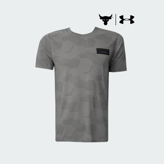 UA - Project Rock Series Dri-Fit Silver T-Shirt (IMPORTED)
