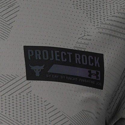 UA - Project Rock Series Dri-Fit Silver T-Shirt (IMPORTED)
