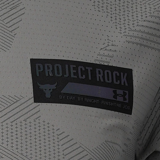 UA - Project Rock Series Dri-Fit Silver T-Shirt (IMPORTED)