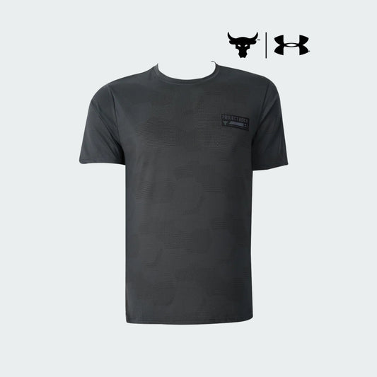 UA - Project Rock Series Dri-Fit Grey T-Shirt (IMPORTED)
