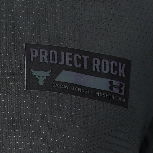 UA - Project Rock Series Dri-Fit Grey T-Shirt (IMPORTED)