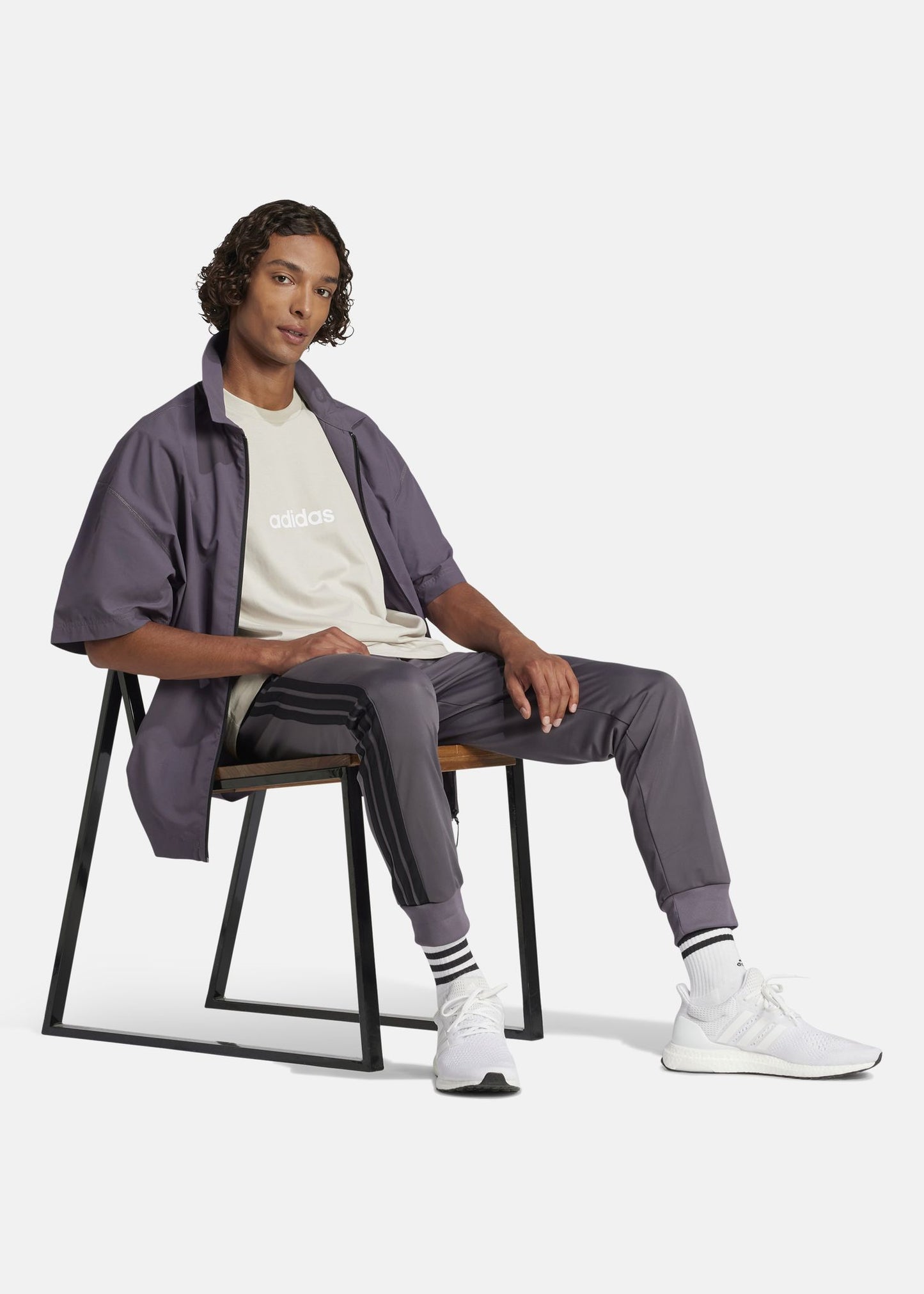 ADDS - Essentials Centre Logo Alumina White T-Shirt