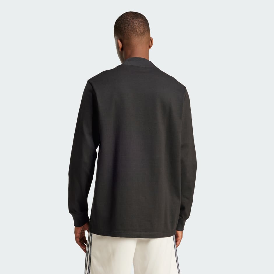 ADDS - Long Sleeve Black Mock Neck Sweatshirt