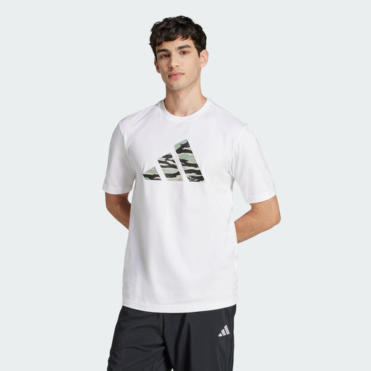 ADDS - Camo Logo White Graphic T-Shirt