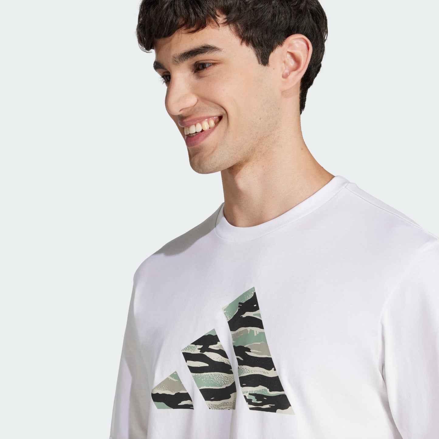 ADDS - Camo Logo White Graphic T-Shirt