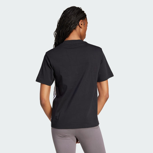ADDS - Women’s Essentials 3 Stripes Black T-Shirt