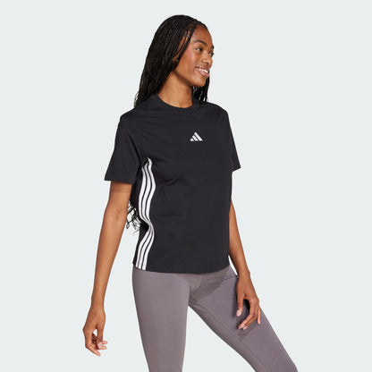 ADDS - Women’s Essentials 3 Stripes Black T-Shirt