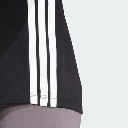 ADDS - Women’s Essentials 3 Stripes Black T-Shirt