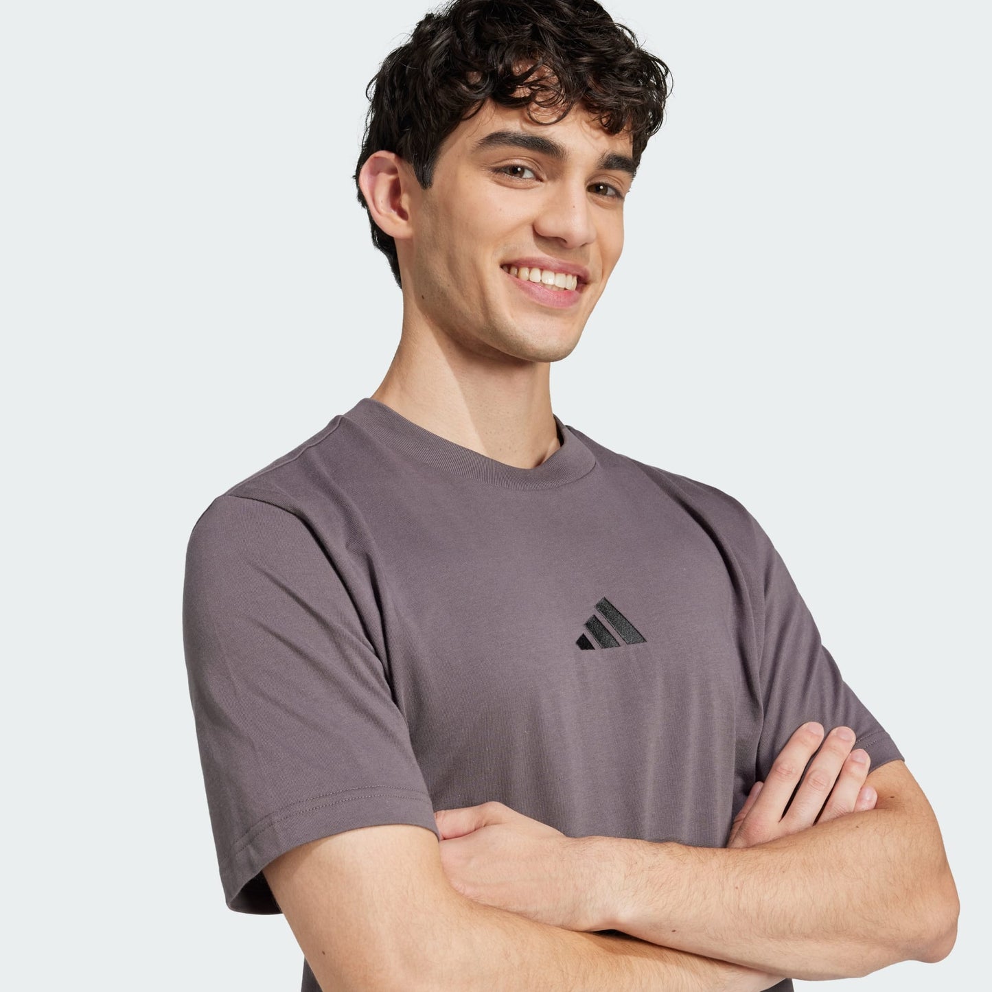 ADDS - Essentials 3 Stripes Grey Strata T-Shirt
