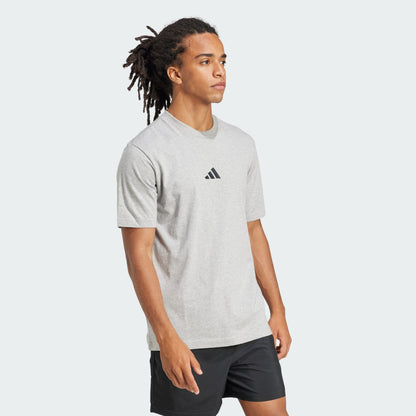 ADDS - Essentials Black 3 Stripes Heather Grey T-Shirt