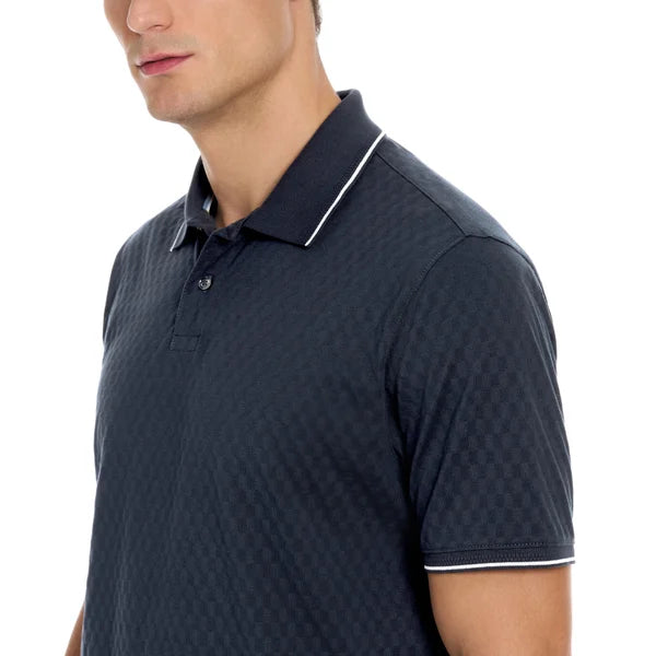 TB - Classic Textured Navy Polo Shirt