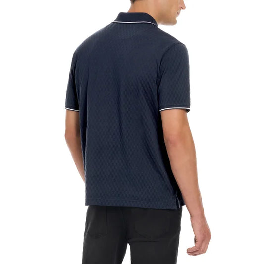 TB - Classic Textured Navy Polo Shirt