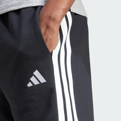 ADDS - Essential 3 Stripes French Terry Black Shorts