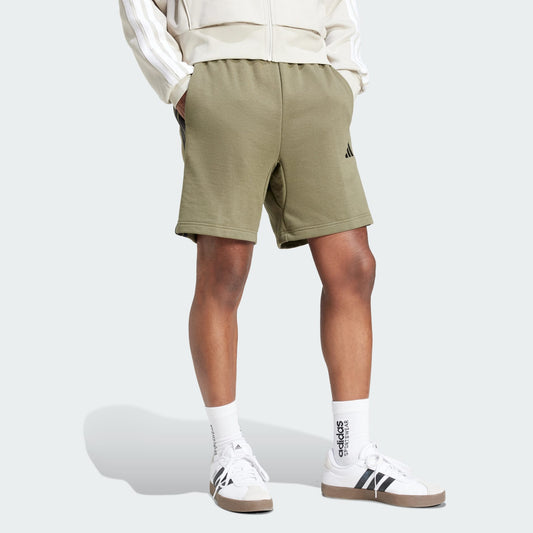 ADDS - Essential 3 Stripes French Terry Army Green Shorts