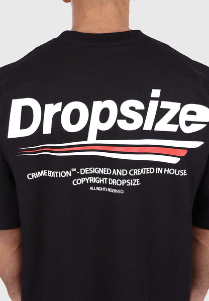 DRPSZE - Oversized Crime Edition Black T-Shirt