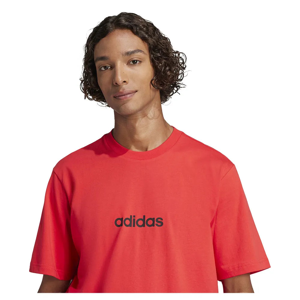 ADDS - Essentials Linear Centre Logo Ruby Red T-Shirt