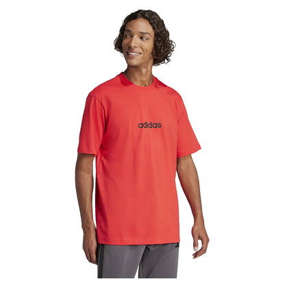 ADDS - Essentials Linear Centre Logo Ruby Red T-Shirt