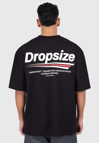 DRPSZE - Oversized Crime Edition Black T-Shirt