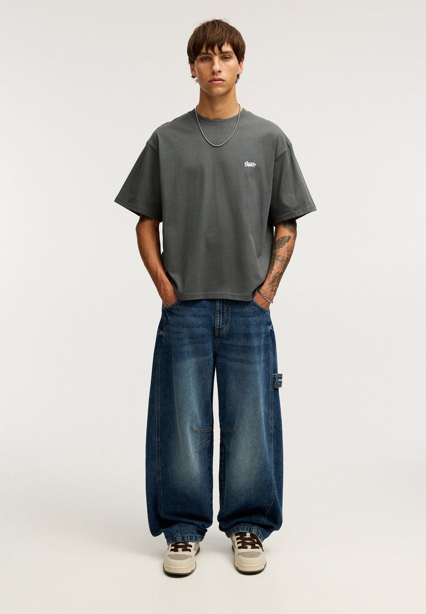 P&B - Oversized STWD Grey T-Shirt