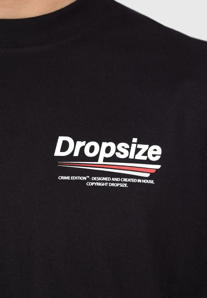 DRPSZE - Oversized Crime Edition Black T-Shirt