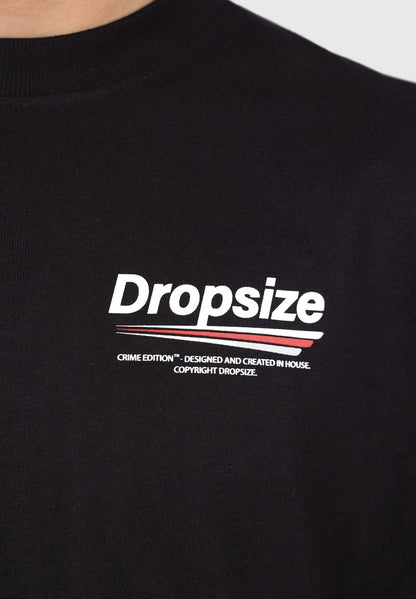 DRPSZE - Oversized Crime Edition Black T-Shirt