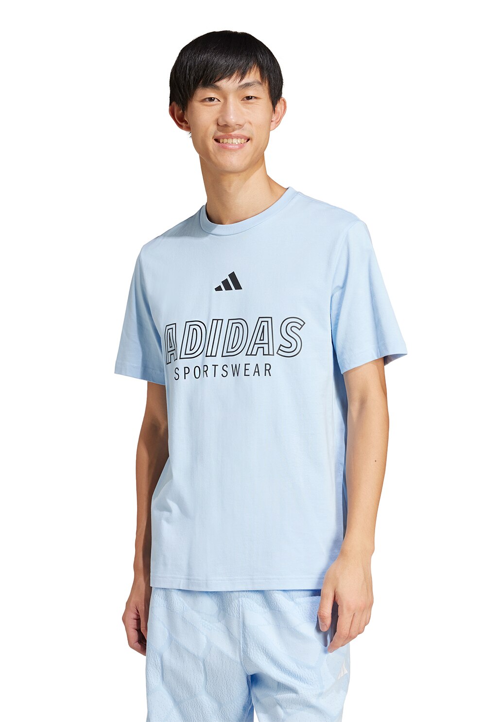 ADDS - Linear Centre Logo Blue T-Shirt