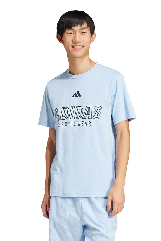 ADDS - Linear Centre Logo Blue T-Shirt