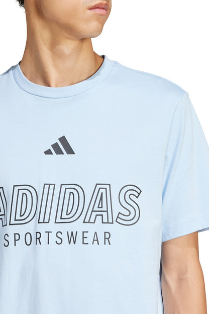 ADDS - Linear Centre Logo Blue T-Shirt